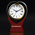 Heart Shape Desktop Award Clock